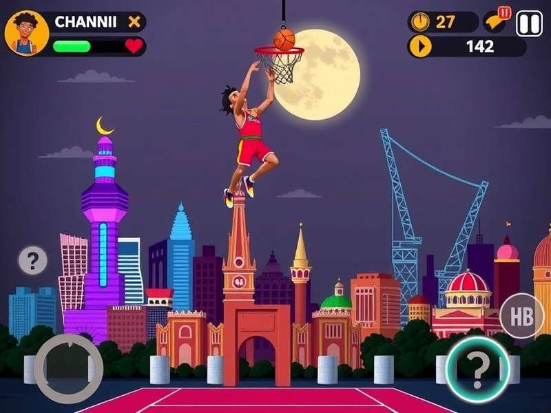 Chennai landmarks in game background