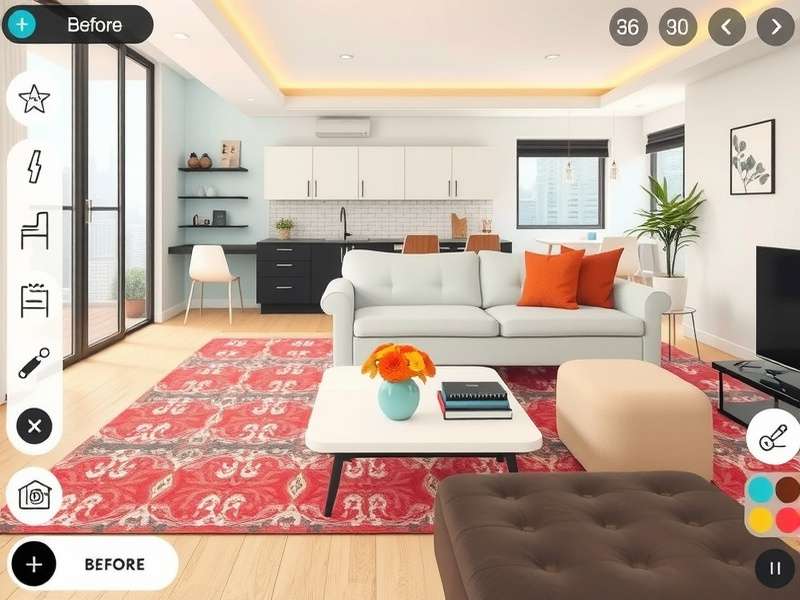 Before and after transformation in Interior Innovation