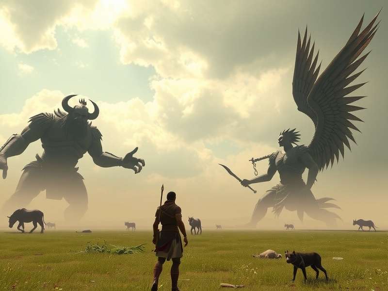 Mahabharata Colossus Game Scene - Epic Battle