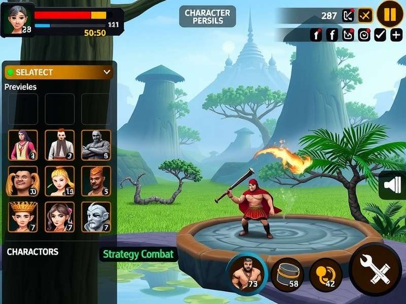 Anise Legend Quest gameplay screenshot showing character in mythical Indian landscape