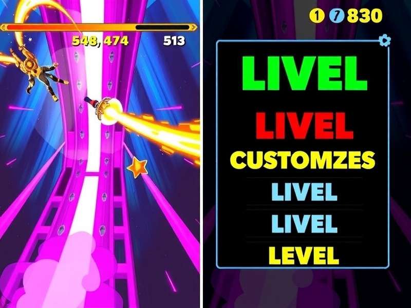 Flash Flow Dominator gameplay screenshot showing vibrant colors and dynamic action