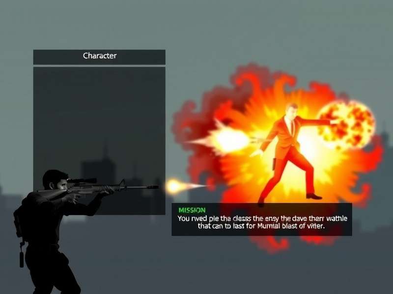 Mumbai Blast Commandos gameplay screenshot showing action sequence