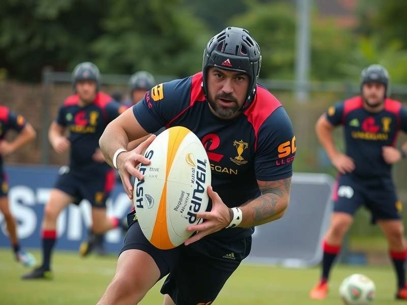 Gladiator Rugby Warrior training session demonstrating techniques