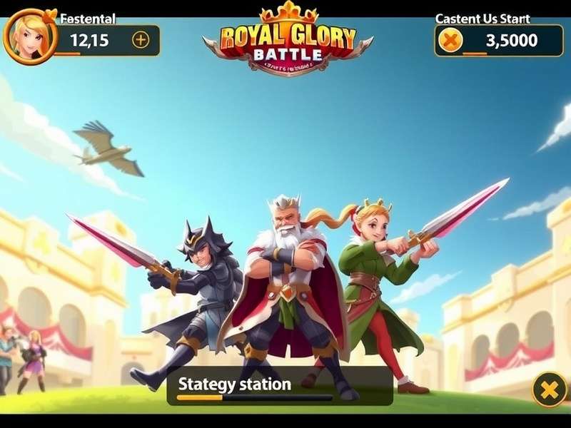Royal Glory Toss Battle gameplay interface