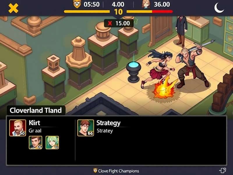 Clove Fight Champions strategy map showing positioning