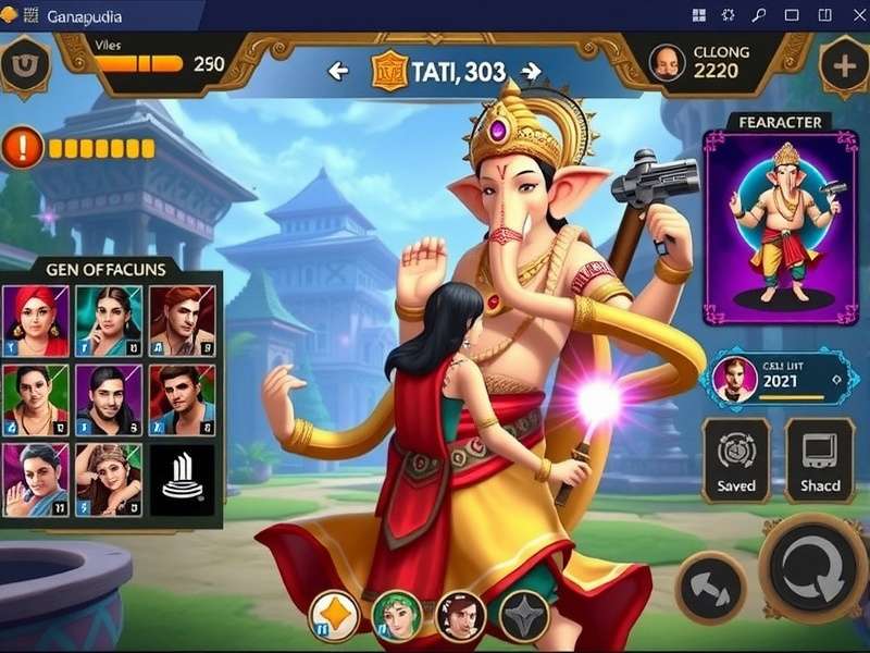 Advanced Ganapati Guardian gameplay showing complex strategy implementation