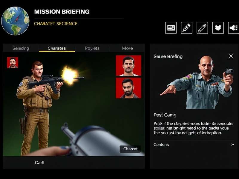 Mumbai Blast Commandos mission briefing screen