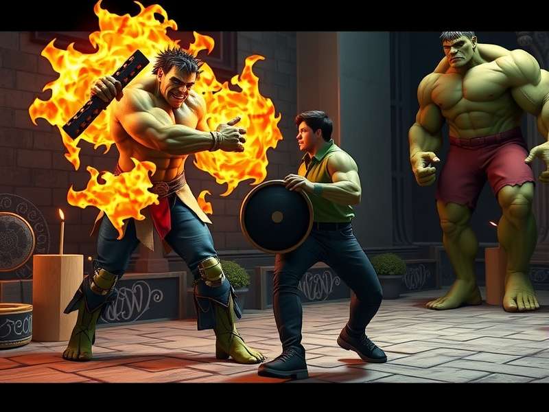 Hulk Mace Crusher Gameplay Screenshot