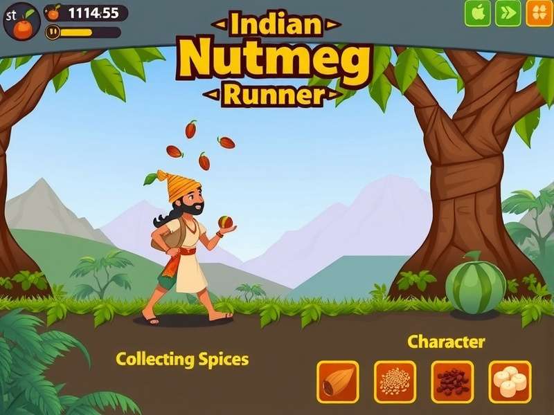 Indian Nutmeg Runner character selection screen
