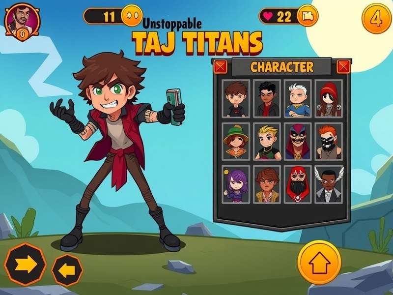 Unstoppable Taj Titans gameplay screenshot showing character action