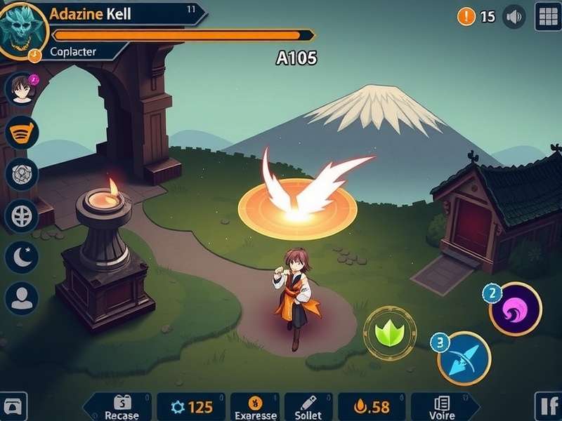 Anise Magic Odyssey gameplay screenshot showing magical combat