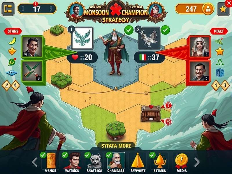 Advanced strategy interface in Monsoon Champion