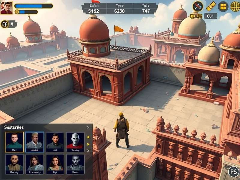 Baroda Fast Forward Force gameplay screenshot showing character selection
