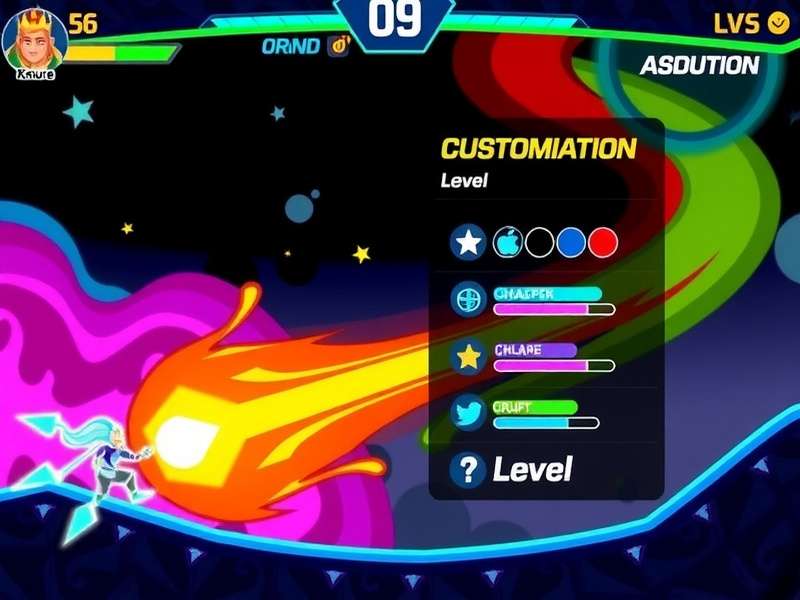 Flash Flow Dominator level selection screen