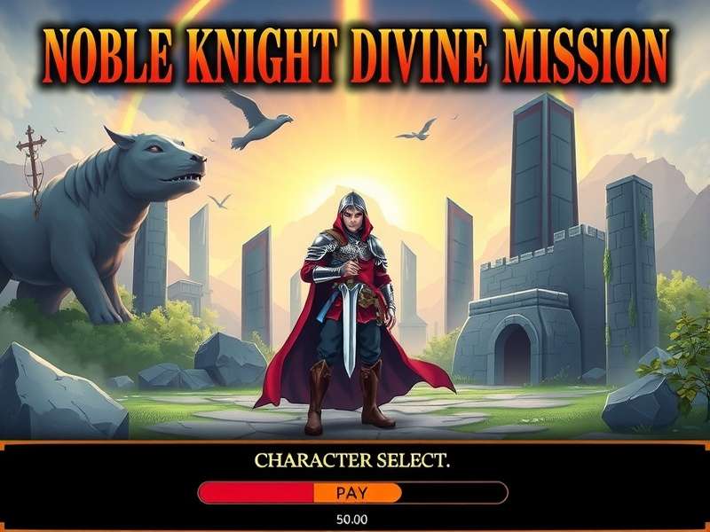 Noble Knight Divine Mission character selection screen