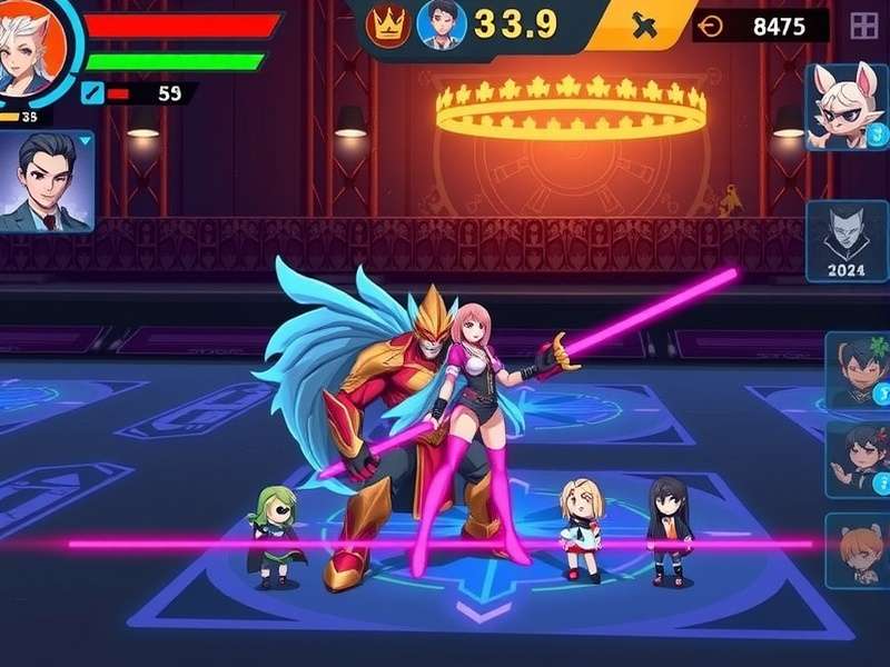 Ace Attack Arena character customization screen