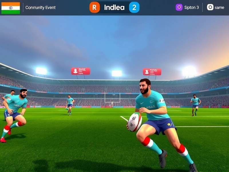 Rugby Elite India tournament screen