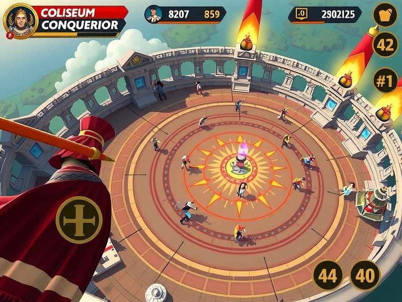 Coliseum Conqueror battle strategy diagram