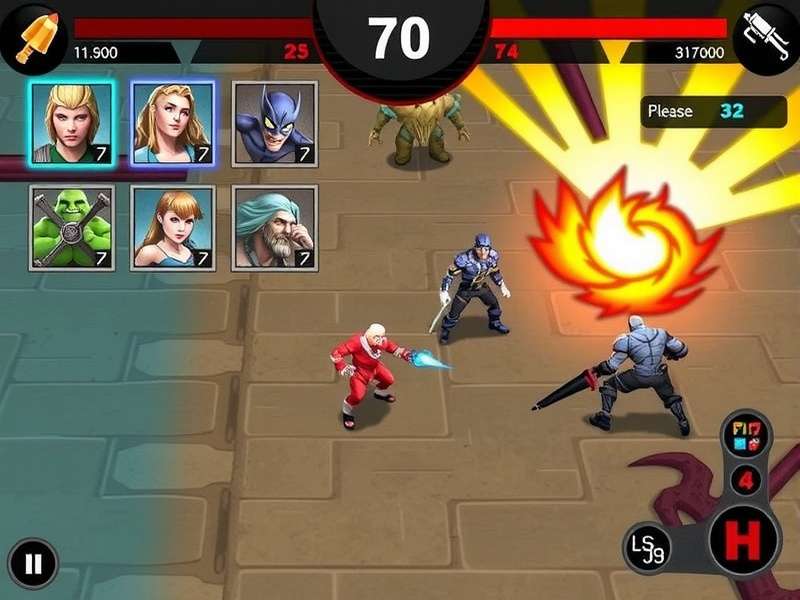 Heat Heroes combat scene showing special abilities and team coordination