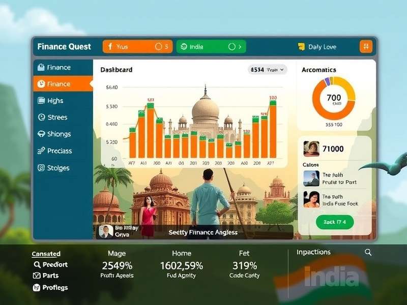 India Finance Quest cultural scenarios showing Indian financial contexts