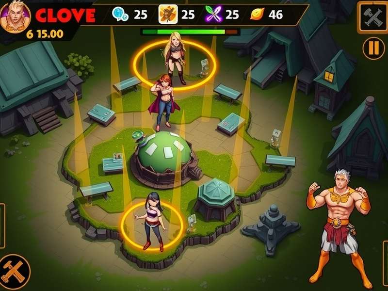 Clove Fight Champions character selection screen