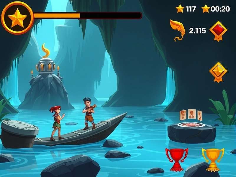 Mystic Naga Adventure gameplay screenshot showing mystical environments