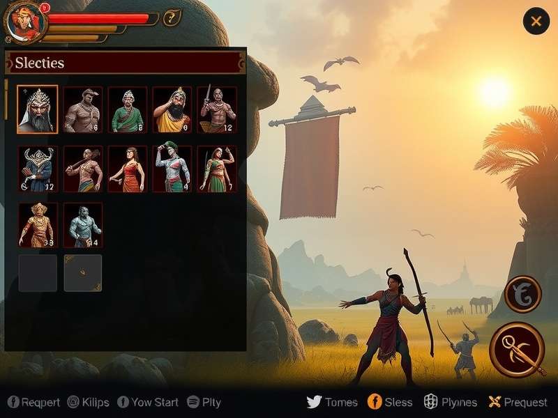 Ethereal Path Explorer gameplay screenshot showing mystical Indian landscape