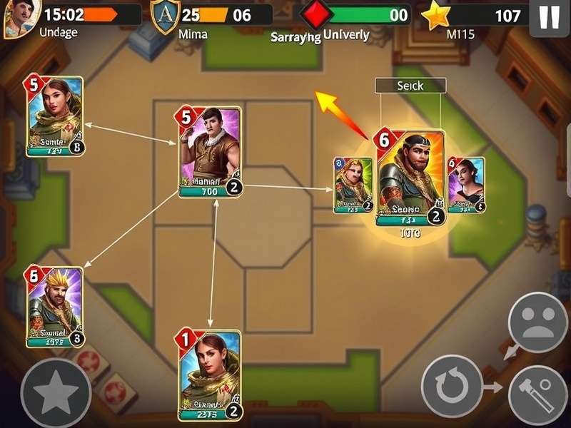 Indian Card Combat Royale gameplay screenshot showing card battle interface