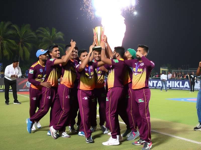 Dibrugarh Renegades trophy celebration