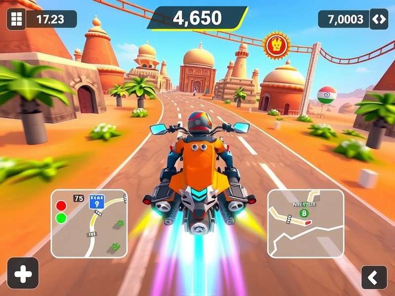 Cinnamon Speed Quest strategy guide showing optimal racing lines