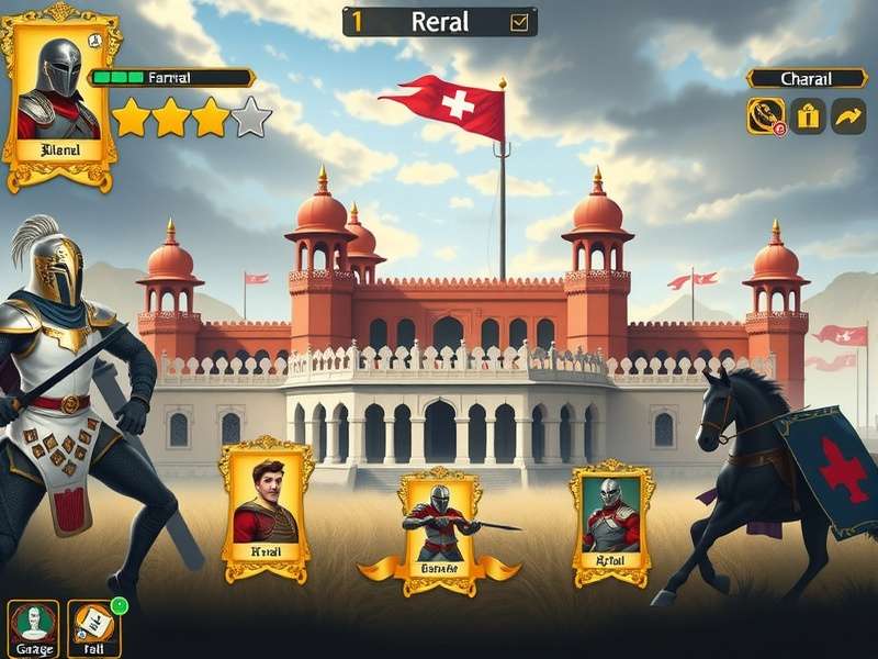 Udaipur Unyielding Knights character selection screen