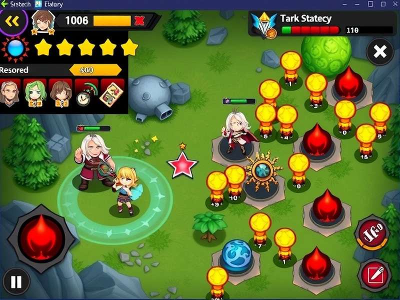 Coriander Star Dream strategy map showing resource distribution