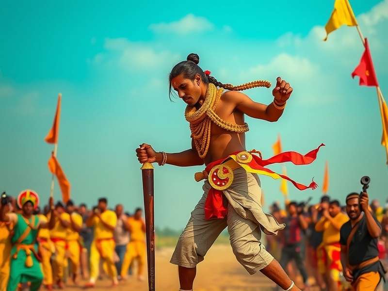 Modern Bengal Ring Fighter demonstrating techniques