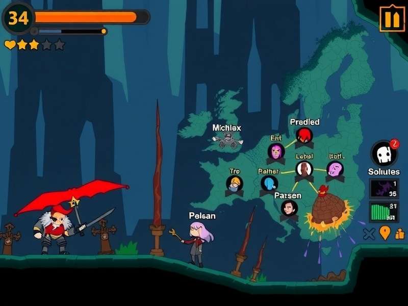 Hollow Slayer Adventure gameplay screenshot showing character in action
