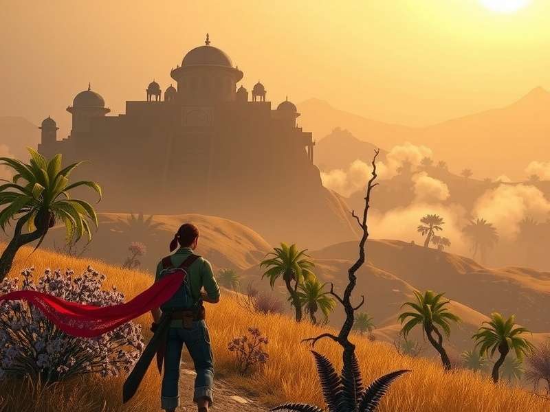 Sacred Tulsi Odyssey character interaction scene