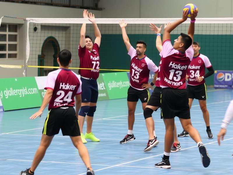 Volley Warriors Elite Mumbai team in action