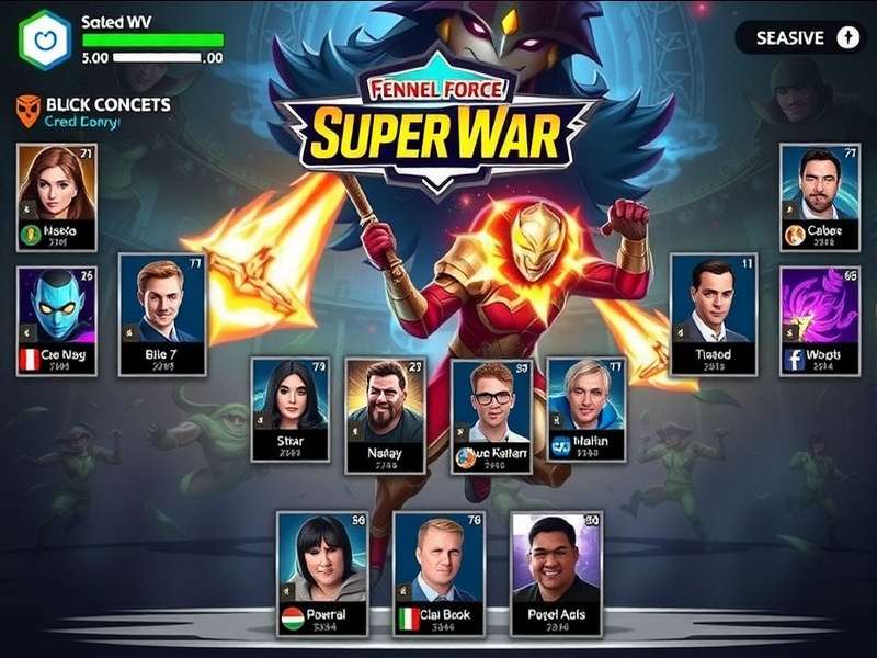Fennel Force Super War competitive tournament scene with professional players