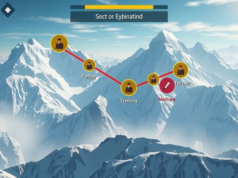 Divine Mountain Expedition gameplay screenshot showing Himalayan landscape