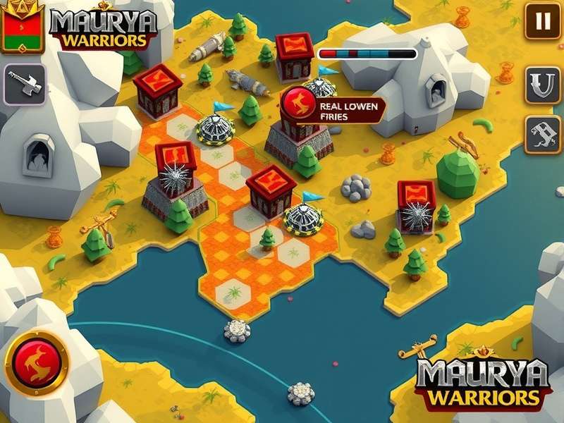 Maurya Warriors game interface