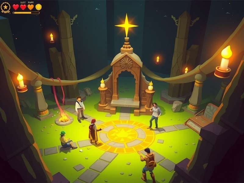 Holy Abode Walker gameplay showing spiritual journey