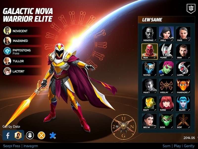 Galactic Nova Warrior Elite character customization