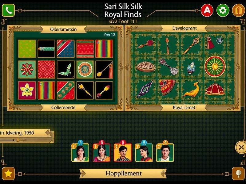 Development timeline of Sari Silk Royal Finds showing key milestones