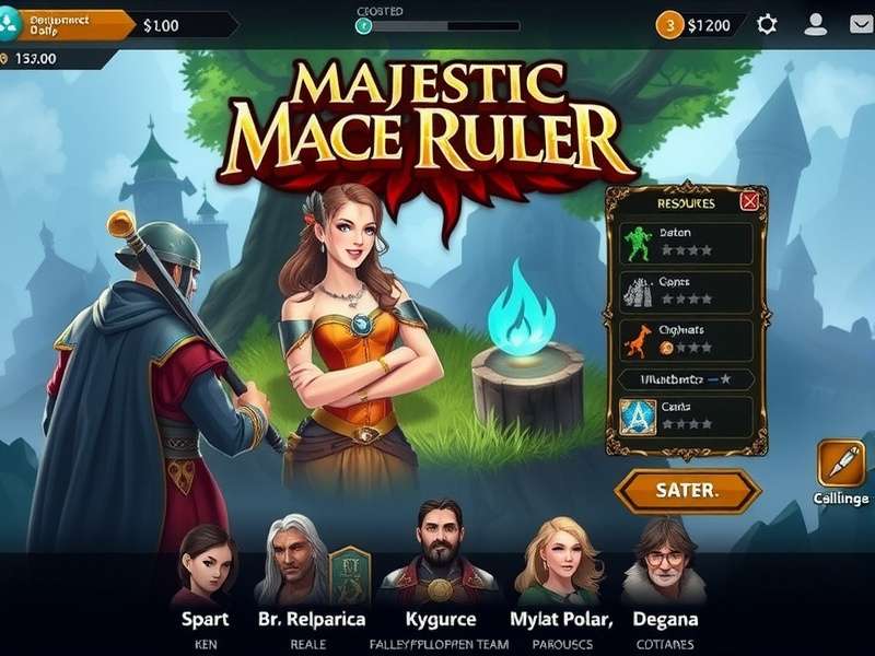 Majestic Mace Ruler development team photo