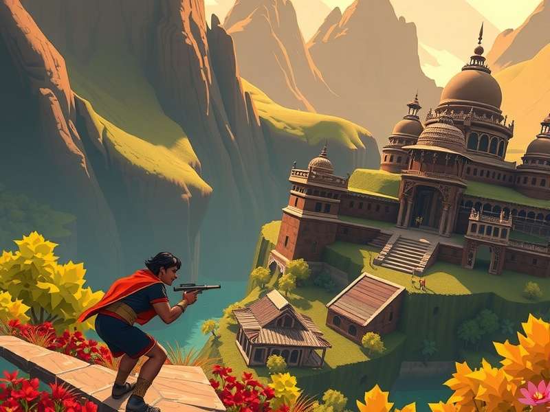 Cumin Chronicles Adventure world design showing ancient Indian city