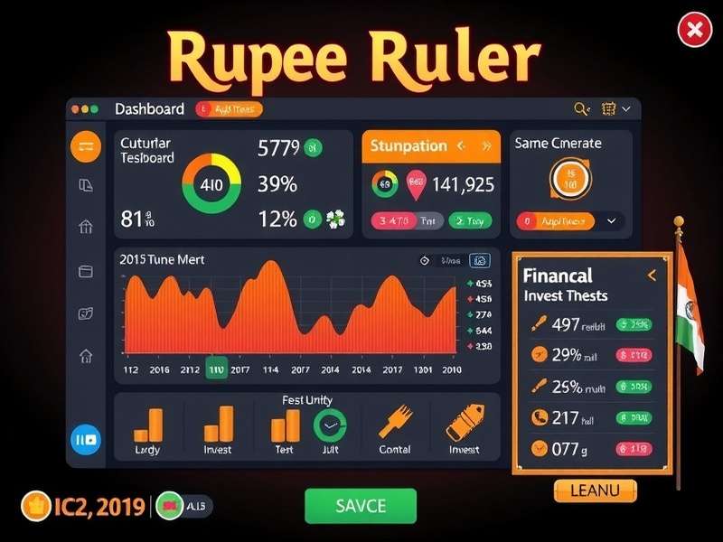 Rupee Ruler strategy dashboard showing investment options