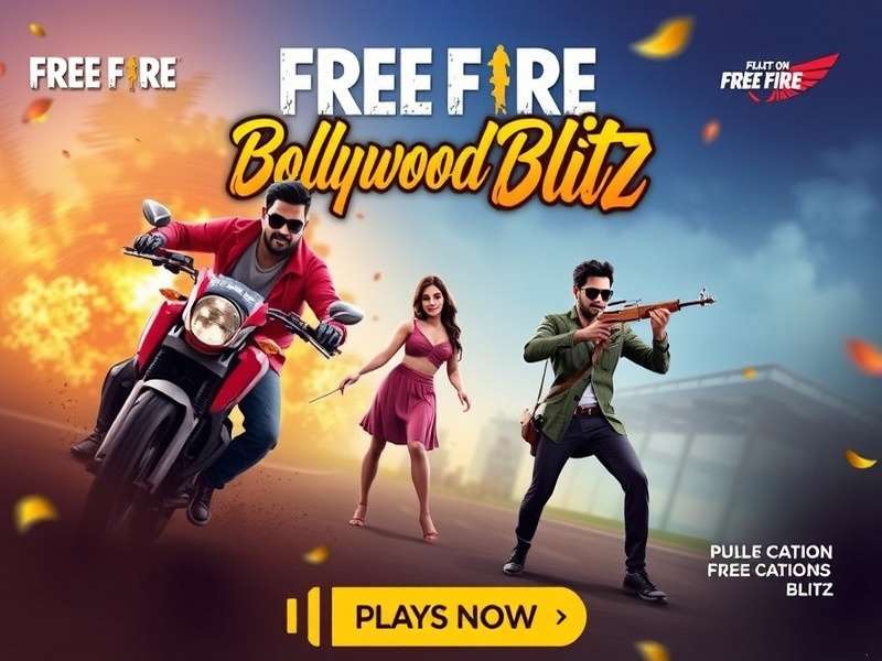 Free Fire Bollywood Blitz Game Banner