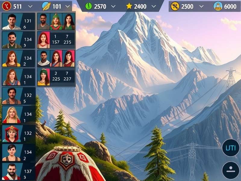 Divine Mountain Expedition character customization options