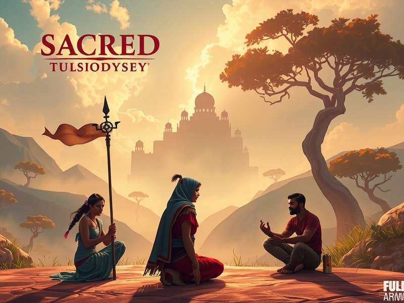 Sacred Tulsi Odyssey development team working session