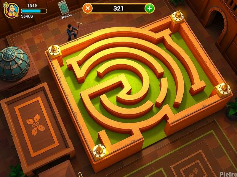 Helix Maze India level design showcasing colorful maze patterns