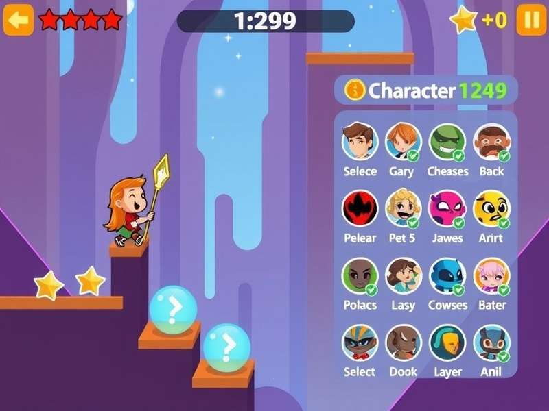 Nimble Navigator Leap level design showing various obstacles and collectibles